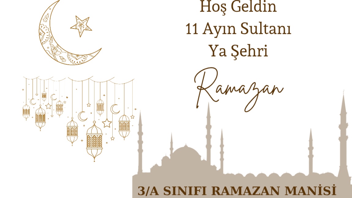 3/A SINIFI RAMAZAN MANİLERİ